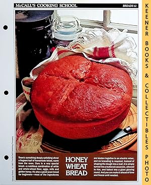 McCall's Cooking School Recipe Card: Breads 12 - Honey Whole-Wheat Bread : Replacement McCall's R...