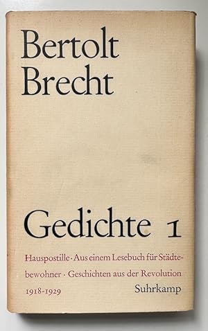 Gedichte 1918 - 1956.