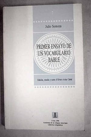 Seller image for Primer ensayo de un vocabulario bable o Dialecto de los naturales de Asturias for sale by Alcan Libros