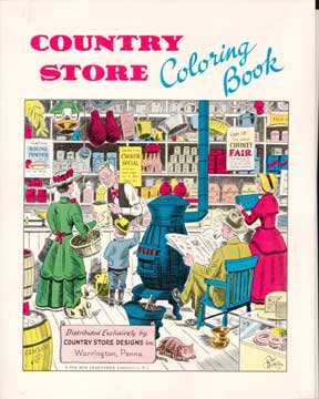 Country Store Coloring Book