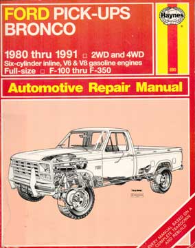 Seller image for Ford Pick-Ups Bronco 1980 thru 1991 for sale by Wittenborn Art Books