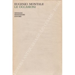 Immagine del venditore per Poesie II. Le occasioni 1928-1939 venduto da Libreria Antiquaria Giulio Cesare di Daniele Corradi