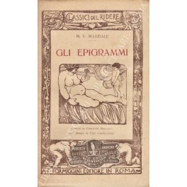 Imagen del vendedor de Gli epigrammi a la venta por Libreria Antiquaria Giulio Cesare di Daniele Corradi