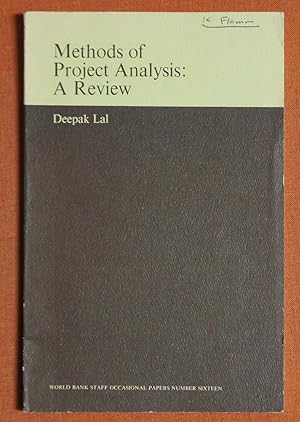 Imagen del vendedor de Methods of Project Analysis: A Review (World Bank) a la venta por GuthrieBooks