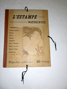 Bild des Verkufers fr L'Estampe Moderne. Planches colories: 50 francs. First edition. zum Verkauf von Wittenborn Art Books