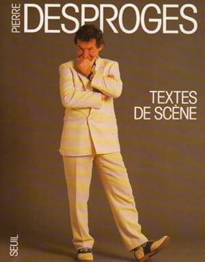 Imagen del vendedor de Textes de scne [Broch] by Desproges Pierre a la venta por Dmons et Merveilles