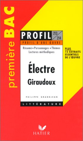 Imagen del vendedor de Electre de Jean Giraudoux a la venta por Dmons et Merveilles