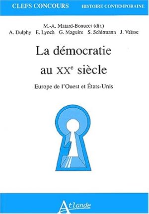 Démocratie Europe occidentale Etats-Unis 1917-1989