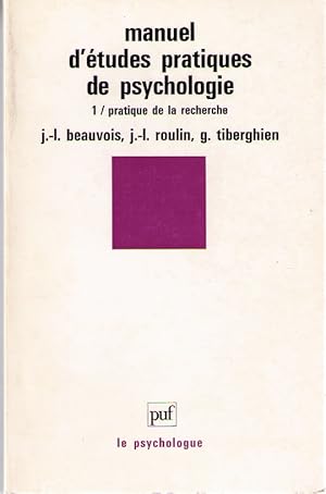 Manuel d'études pratiques de psychologie