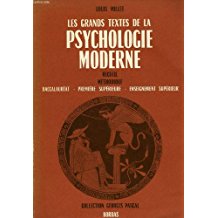 Imagen del vendedor de LES GRANDS TEXTES DE LA PSYCHOLOGIE MODERNE a la venta por Dmons et Merveilles