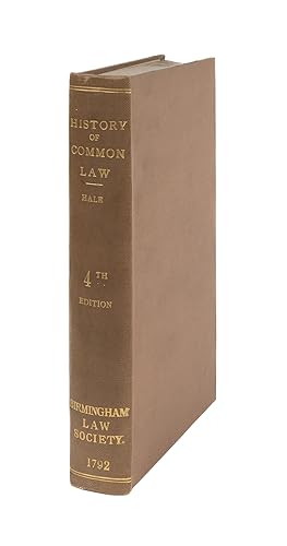 Bild des Verkufers fr The History of the Common Law, With Notes, References, and Some. zum Verkauf von The Lawbook Exchange, Ltd., ABAA  ILAB