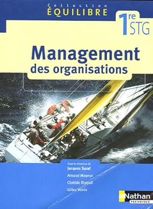 Image du vendeur pour Management des organisations 1e STG mis en vente par Dmons et Merveilles