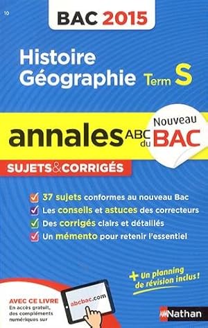 Annales ABC du BAC 2015 Histoire - Géographie Term S