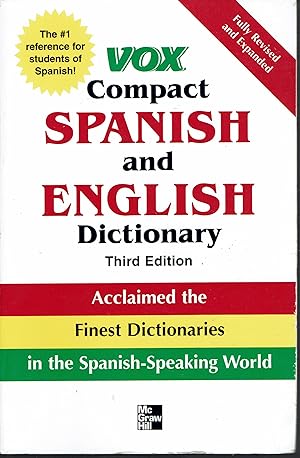 Imagen del vendedor de Vox Compact Spanish and English Dictionary, Third Editioin a la venta por fourleafclover books