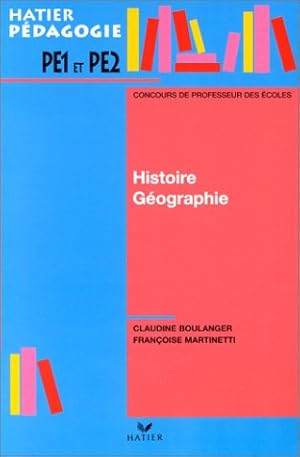 Image du vendeur pour Histoire-gographie concours des professeurs des coles mis en vente par Dmons et Merveilles