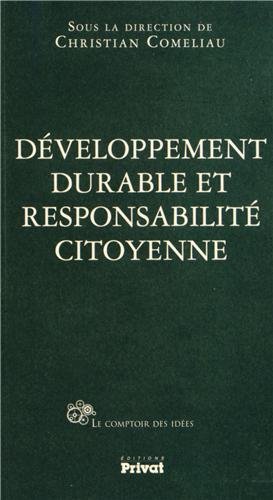Seller image for Dveloppement durable et responsabilit citoyenne for sale by Dmons et Merveilles