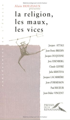 Seller image for La Religion les maux les vices for sale by Dmons et Merveilles
