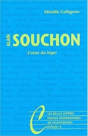 Image du vendeur pour Alain Souchon: J'veux du lger mis en vente par Dmons et Merveilles