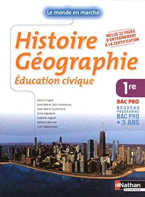 Seller image for Histoire - Gographie - ducation civique - 1re BAC PRO for sale by Dmons et Merveilles