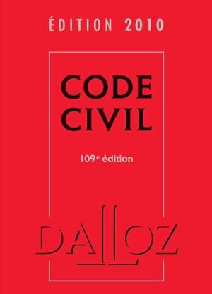Imagen del vendedor de Code civil 2010 a la venta por Dmons et Merveilles