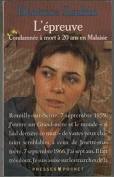 Image du vendeur pour L'preuve - Condamne  mort  20 ans en Malaisie mis en vente par Dmons et Merveilles