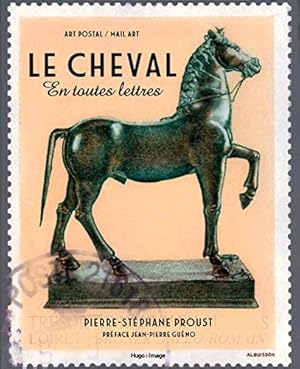 Bild des Verkufers fr Le cheval en toutes lettres l'art postal ou mail art zum Verkauf von Dmons et Merveilles