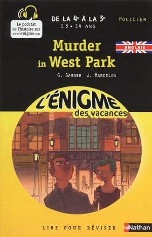 Image du vendeur pour Cahier de vacances - Enigmes vacances Murder in west park mis en vente par Dmons et Merveilles