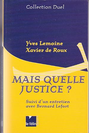 Seller image for Mais quelle justice for sale by Dmons et Merveilles