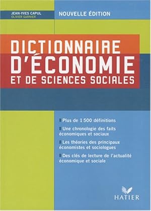 Dictionnaire d'économie et de sciences sociales