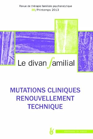 Seller image for Divan familial N30. Nouvelles questions cliniques dfis actuels for sale by Dmons et Merveilles