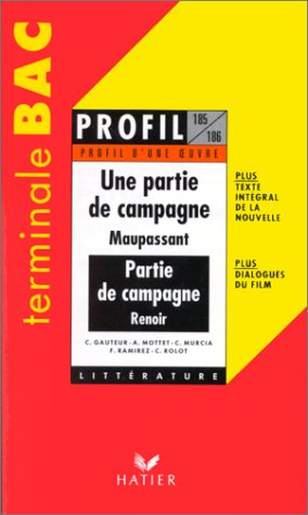 Imagen del vendedor de Profil d'une oeuvre : Jean Renoir-Guy de Maupassant Une partie de campagne a la venta por Dmons et Merveilles