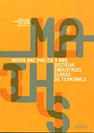 Maths Tle Bac Pro secteur industriel