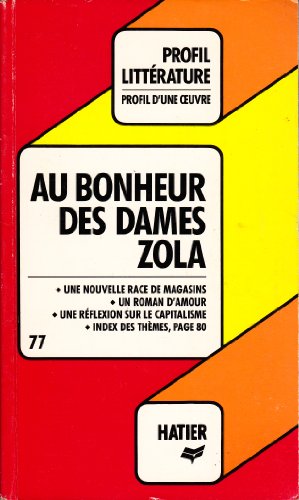 Image du vendeur pour Au bonheur des dames Zola mis en vente par Dmons et Merveilles