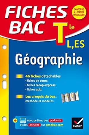 Image du vendeur pour Fiches bac Gographie Tle L ES: fiches de rvision - Terminale L ES mis en vente par Dmons et Merveilles