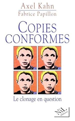 Image du vendeur pour Copies conformes : Le clonage en question mis en vente par Dmons et Merveilles