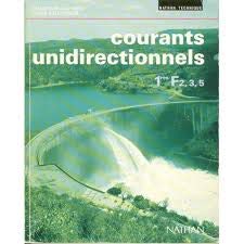 Courants unidirectionnel 1e f2 f3 f5