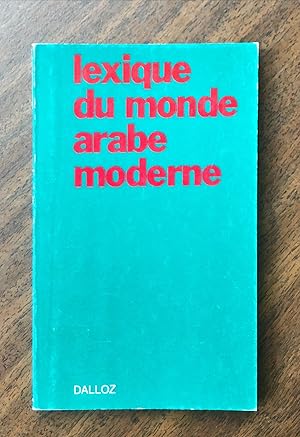 Lexique du monde arabe moderne