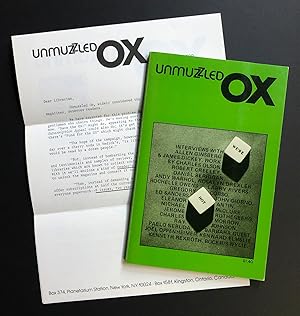 Immagine del venditore per Unmuzzled Ox 10 (Volume 3, Number 2, 1975) venduto da Philip Smith, Bookseller