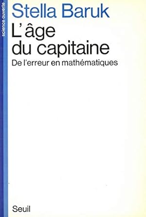 Seller image for L'ge du capitaine for sale by Dmons et Merveilles