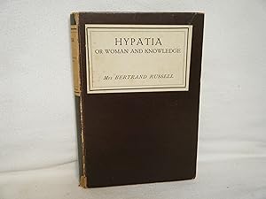 Bild des Verkufers fr Hypatia or Woman and Knowledge zum Verkauf von curtis paul books, inc.