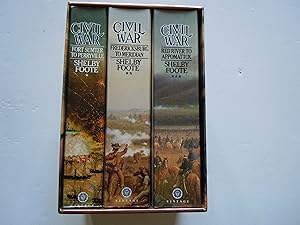 Immagine del venditore per The Civil War. 3 Volume Box Set. Vol 1. Fort Sumter to Perryville/Vol 2. Fredericksburg to Meridian/Vol. 3. Red River to Appomattox venduto da Empire Books