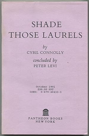 Image du vendeur pour Shade Those Laurels mis en vente par Between the Covers-Rare Books, Inc. ABAA