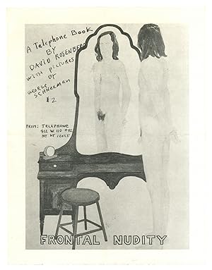 Bild des Verkufers fr [Broadside]: Frontal Nudity. A Telephone Book by David Rosenberg with Pictures by George Schneeman zum Verkauf von Between the Covers-Rare Books, Inc. ABAA