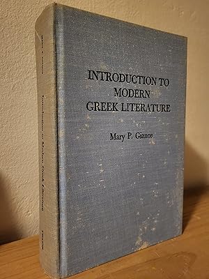 Seller image for Introduction to Modern Greek Literature for sale by Losaw Service