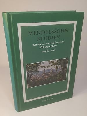 Bild des Verkufers fr Mendelssohn-Studien 20 Beitrge zur neueren deutschen Kulturgeschichte zum Verkauf von ANTIQUARIAT Franke BRUDDENBOOKS