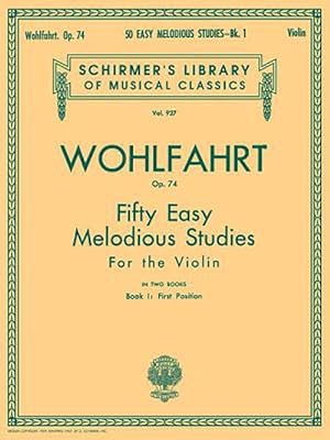 Imagen del vendedor de 50 Easy Melodious Studies, Op. 74 - Book 1: Violin Method (Paperback) a la venta por CitiRetail