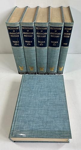 Seller image for Dictionary of American History. Vol. I - V and Index. Six Volumes. for sale by Antiquariat Bookfarm