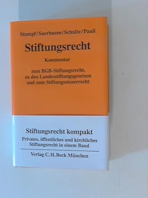Seller image for Stiftungsrecht (Gelbe Erluterungsbcher) for sale by ANTIQUARIAT FRDEBUCH Inh.Michael Simon