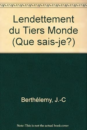 L'endettement du tiers monde