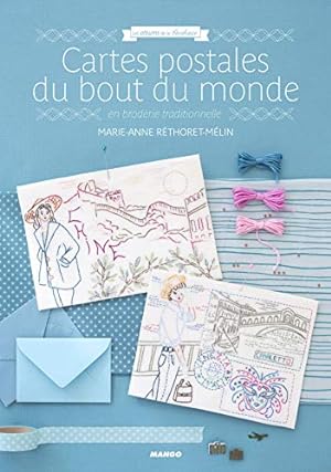 Seller image for Cartes postales du bout du monde en broderie traditionnelle for sale by Dmons et Merveilles
